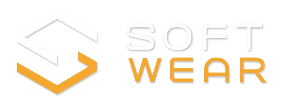 logo softwear balnc