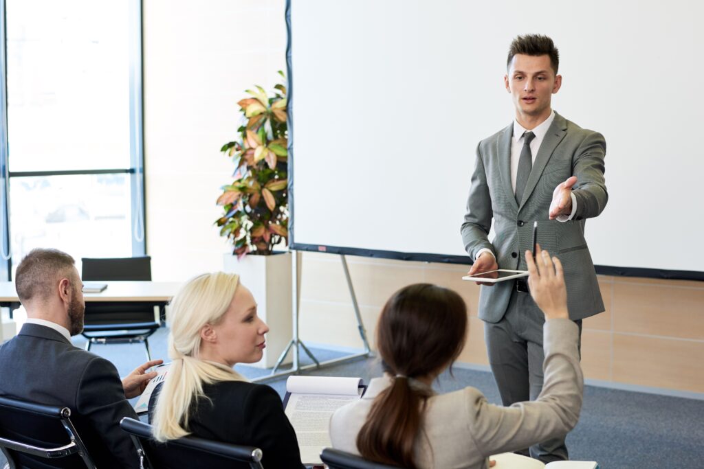 Visuel formation : la richesse des échanges entre le formateur et les participants